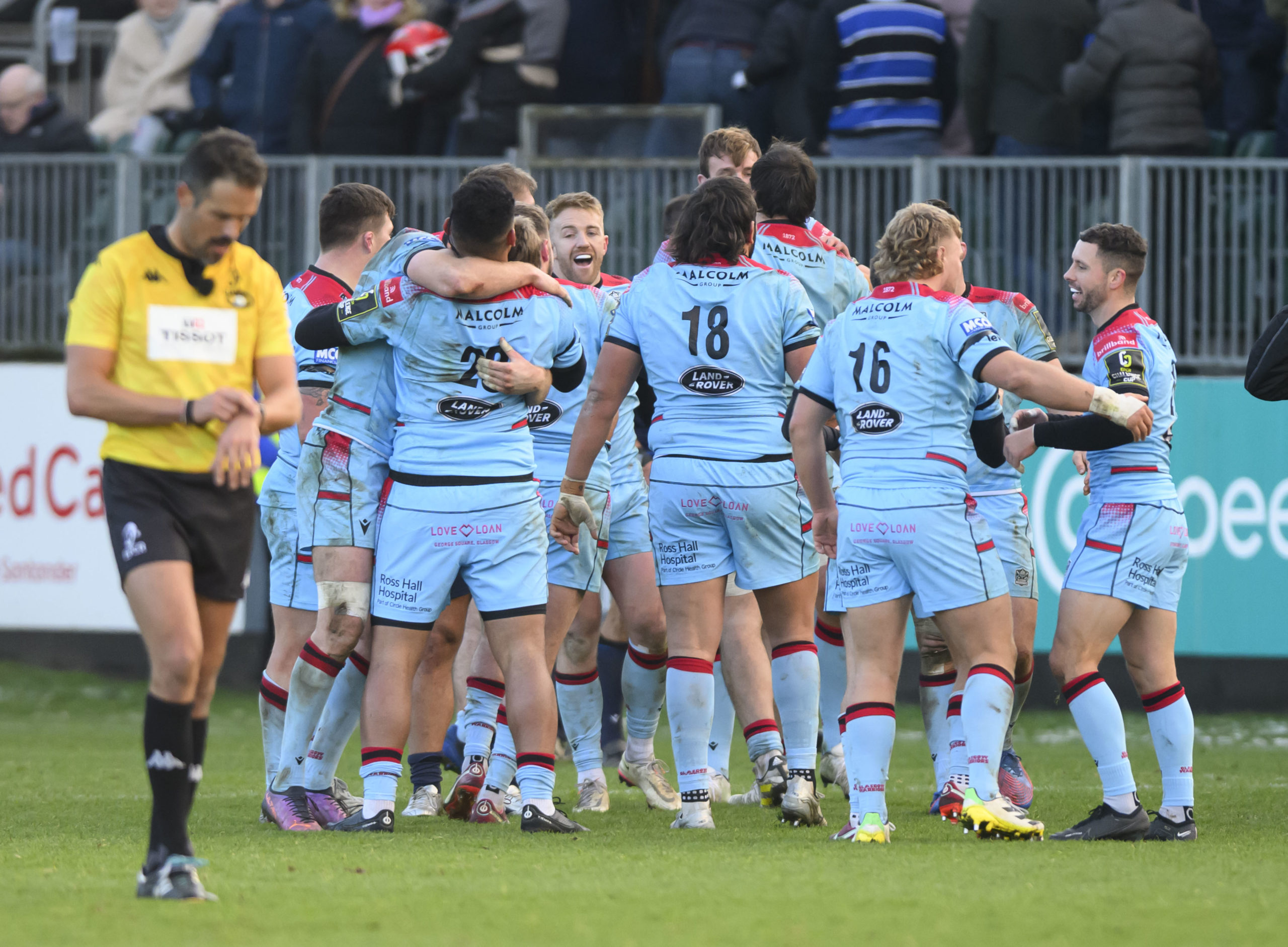 Bath 19-22 Glasgow Warriors - Glasgow Warriors