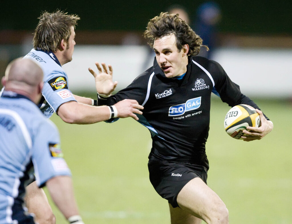 Bernardo Stortoni in action during his first season with Glasgow Warriors