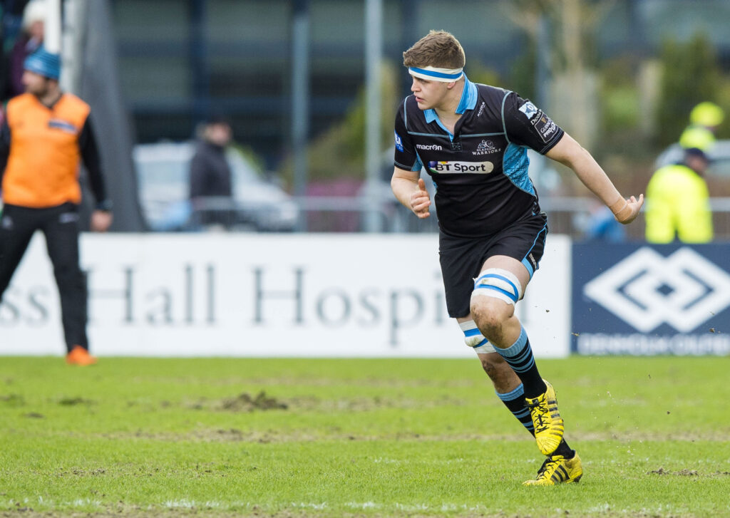 Scott Cummings during his debut season with Glasgow Warriors in 2015/16