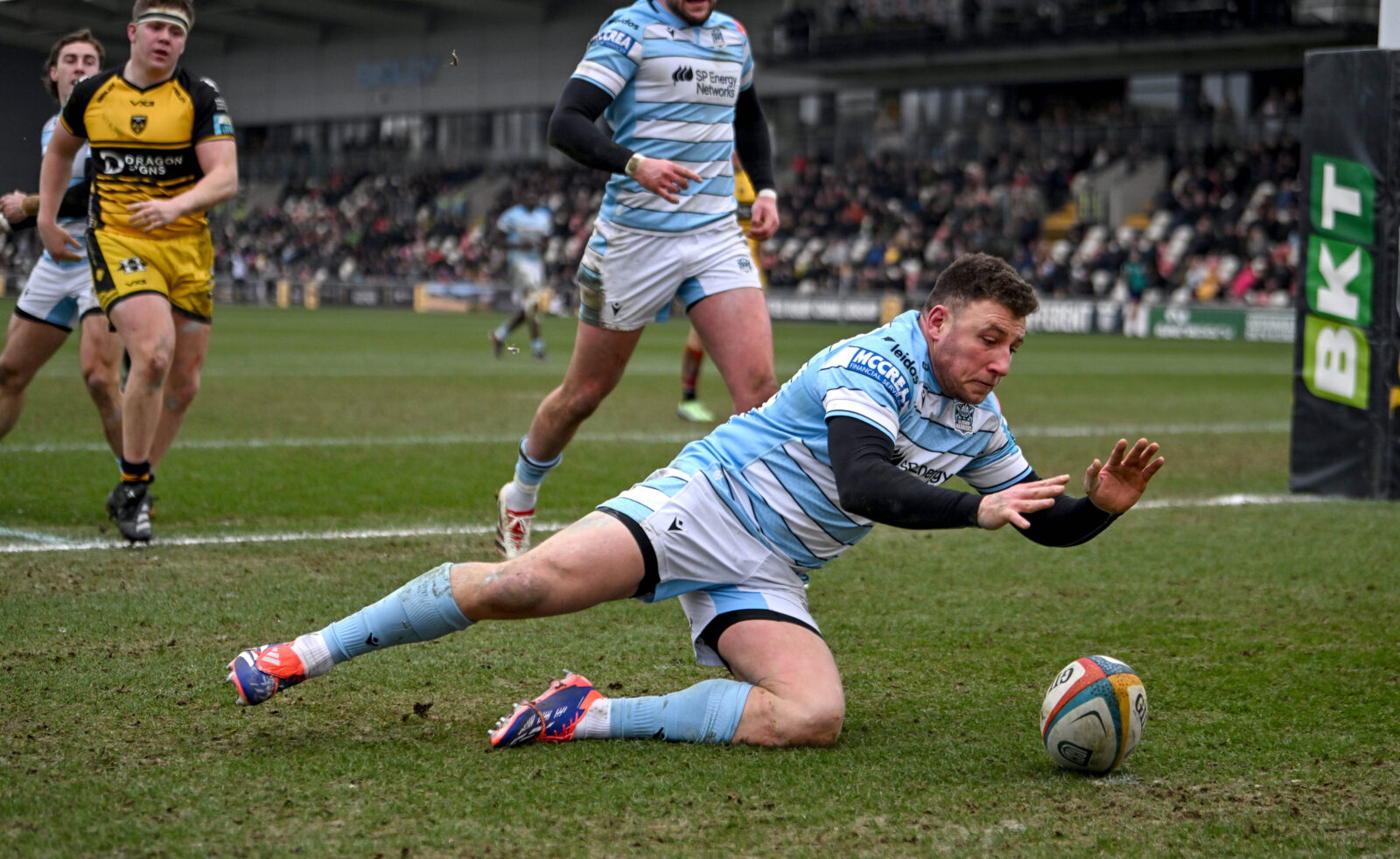 Duncan Weir scores a try 16/2/2025